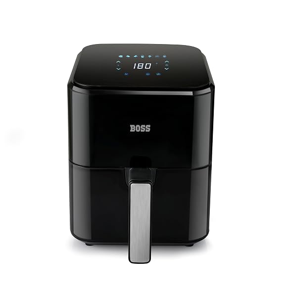BOSS SmartFry Digital Air Fryer, 360° High Speed Air Circulation Technology 1200W with Non Amazon India sale