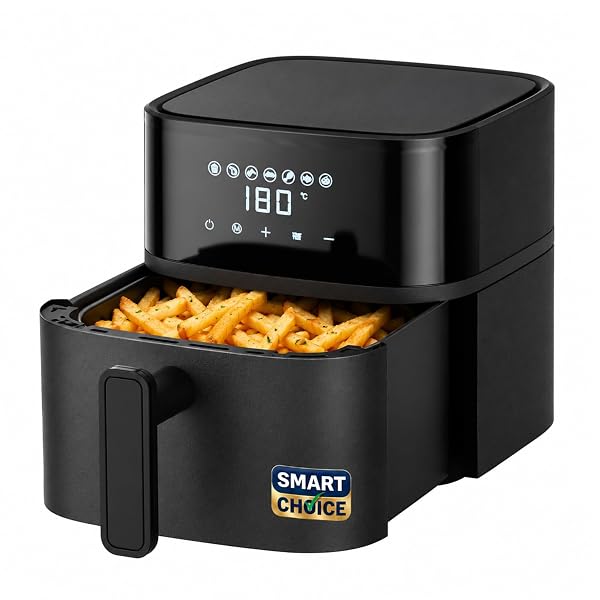 Lifelong Smartchoice 4.2L Digital Air Fryer |7 Preset Menus| Detachable Handle, Touch Pane Amazon India sale