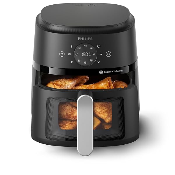 Philips 2000 Series Airfryer - 4.2L Capacity, RapidAir Technology, 13-in-1 Presets, Touchs Amazon India sale