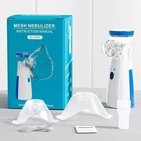 Portable Mesh Nebulizer for Steam Inhalation | Compact Cool Mist Machine for Sinus, Cough Amazon sale