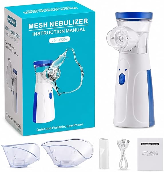 Nebulizer Portable Mesh Nebulizer Machine for Adults & Kids | Silent, Compact & Powerful I Amazon sale