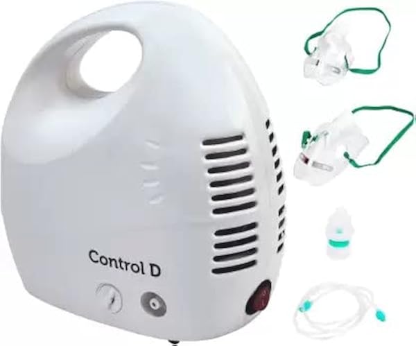 Control D Pro Max Respiratory Machine with Complete Mask Kit for Kids & Adults Nebulizer ( Amazon sale
