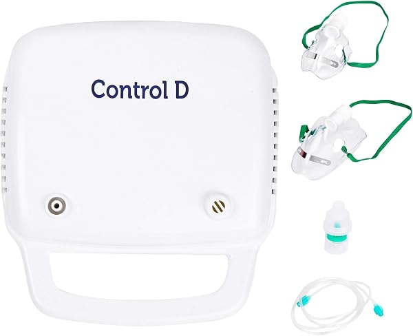 Control D White Compressor Complete Kit Nebulizer with Child and Adult Mask Kit Amazon sale