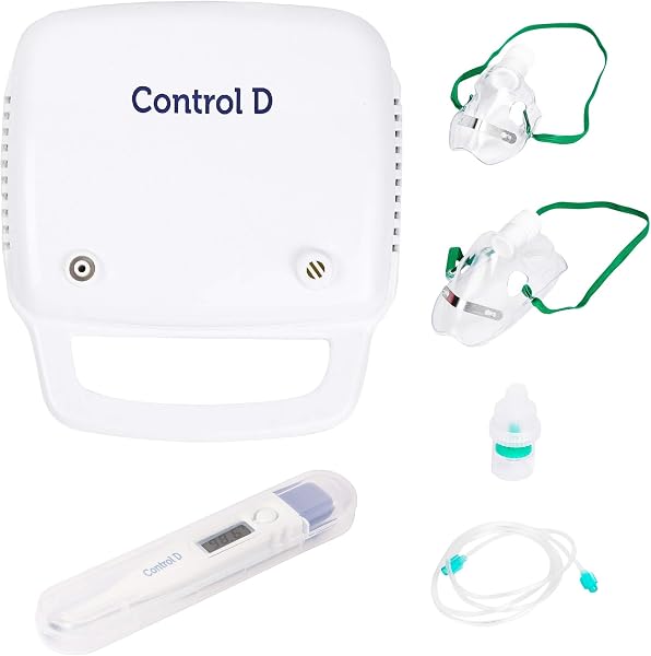 Control D Compressor Piston Nebulizer With Adult & Child Kits, White Amazon sale