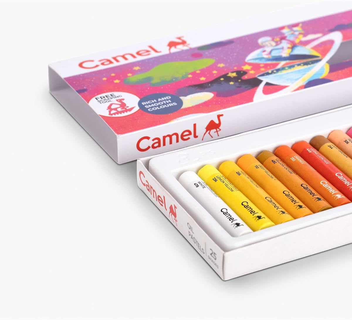 Camlin Camel Oil Pastels 25 Shades. Amazon sale