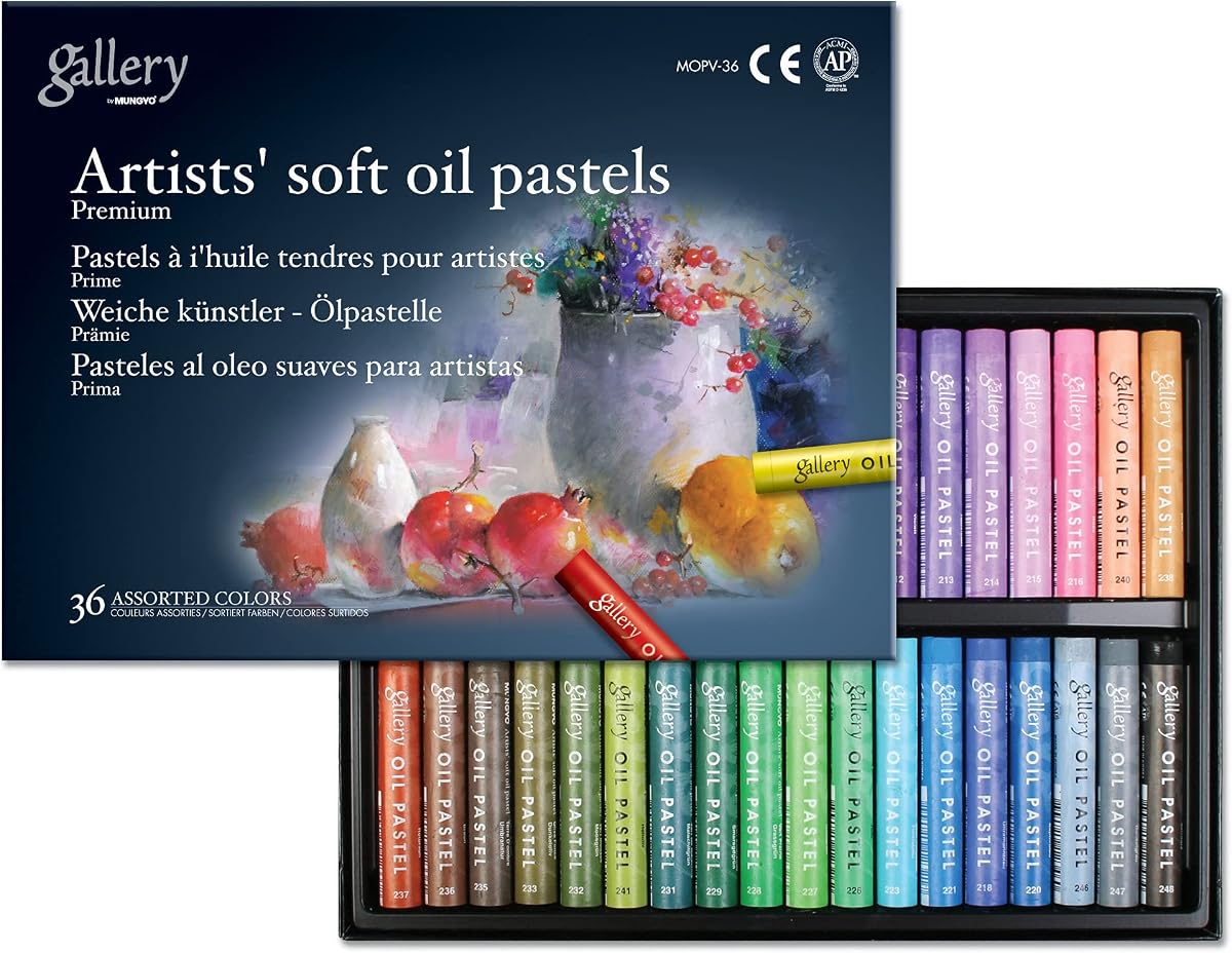 Mungyo Gallery Artists' Soft Oil Pastels-36 Colors,Multicolor Amazon sale