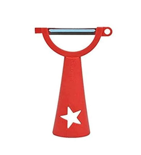 Tupperware Vegetable Peeler (Red), Stainless Steel, Manual Amazon sale