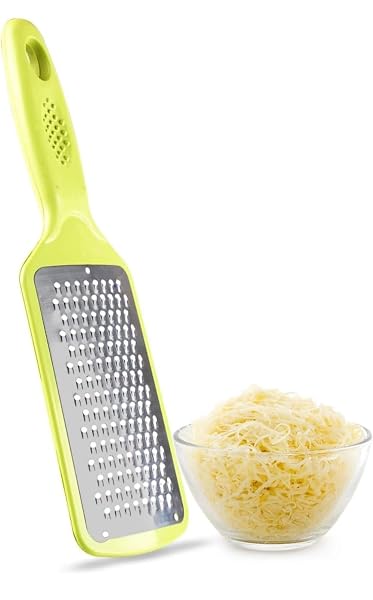 E-COSMOS® Stainless Steel Cheese Grater & Lemon Zester for Kitchen- Cheese, Lemon, Ginger, Amazon sale