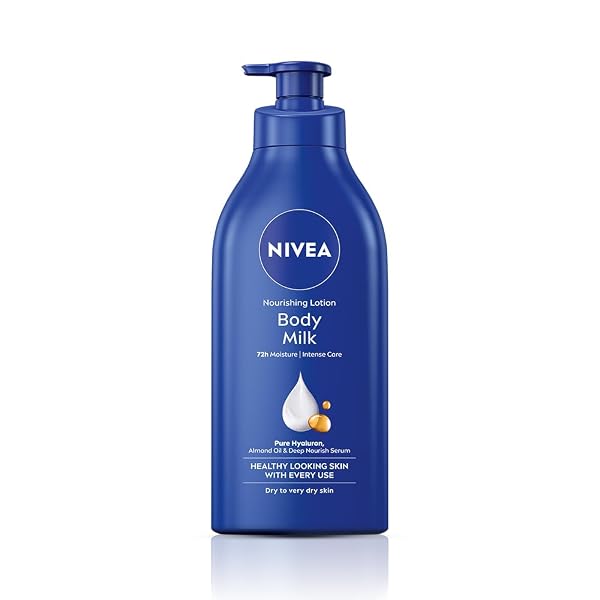 NIVEA Nourishing Body Milk 600ml Body Lotion with Hyaluronic Acid | 72Hr Hydration | Deep Amazon sale