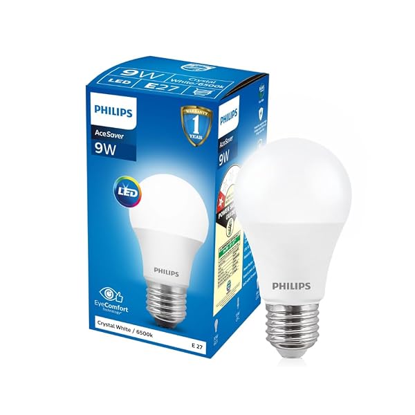 Philips 9-Watt E27 Base LED Bulb (Cool Day Light) LED Amazon sale