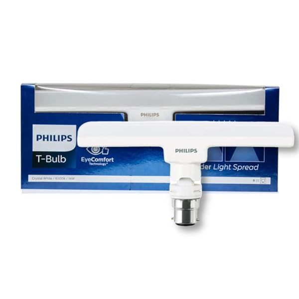 PHILIPS Stellar Bright 10W B22 LED T-Bulb,Cool Day Light, Pack of 1 LED Amazon sale