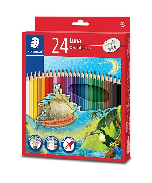 Staedtler Luna 24-Shade Coloured Pencil Set Amazon sale