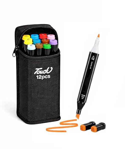 TEC TAVAKKAL Markers Sketch Pen Set Dual Tip Brush Pens Art Markers for Drawing Dual Tip A Amazon sale