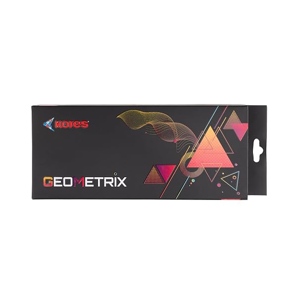 Kores Geometrix Geometry Box for Students | Complete Mathematical Instrument Box with Die- Amazon sale