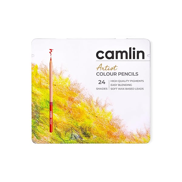 Camlin Artist Colour Pencils - 24 Shades, Multicolor Amazon sale