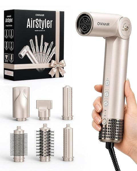 Ownair 6 In 1 Professional Air Styler for Women, 110000 RPM High Speed BLDC Motor, Hot Air Amazon sale