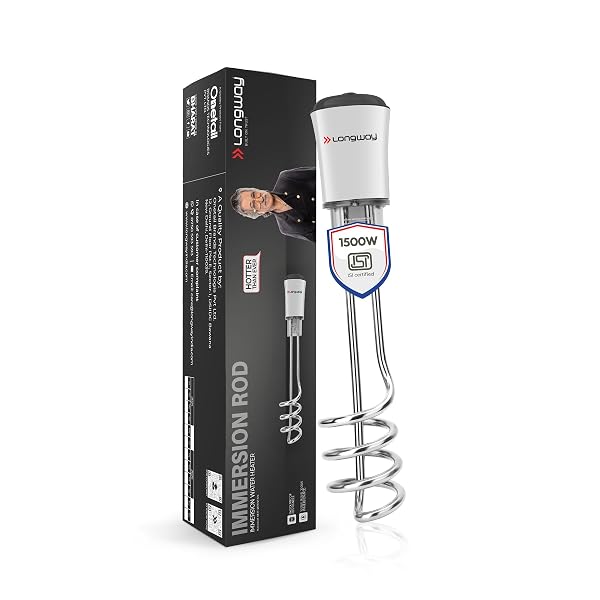 Longway LWIR01 1500W Immersion Water Heater | Anti-Corrosive & Shockproof Immersion Rod wi Amazon sale