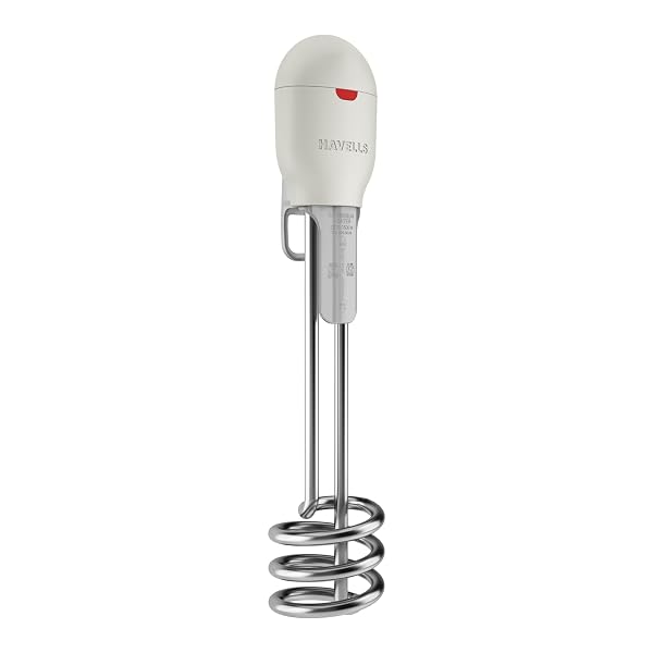 Havells Zeta 1500 watt Immersion Heater | ISI Mark Heavy Duty 3 Pin Moulded Plug, Touch Pr Amazon sale