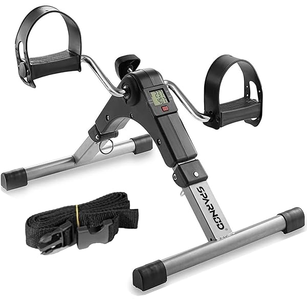 SPARNOD FITNESS SMB-100 Mini Cycle Pedal Exerciser with Fixing Strap, Adjustable Resistanc Amazon sale