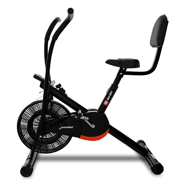 PowerMax Fitness BU-201 Dual Action Air Bike/Exercise Bike for Home |Gym Cycle for Workout Amazon sale