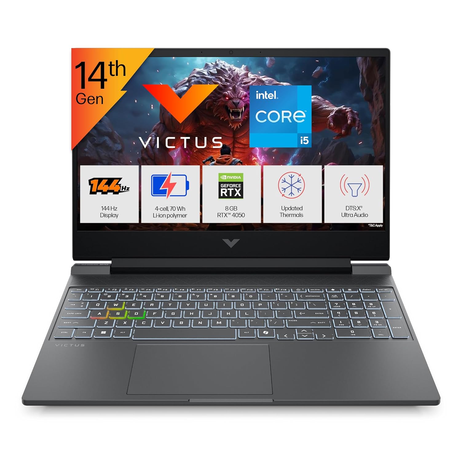 HP Victus, Intel Core i5-14450HX, RTX 4050 6GB (24GB/512GB, 144Hz) Amazon sale