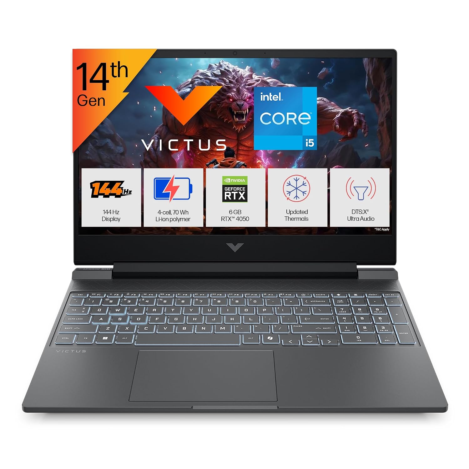 HP Victus, Intel Core i7-13650HX, RTX 4050 6GB (24GB/512GB, 144Hz) Amazon sale