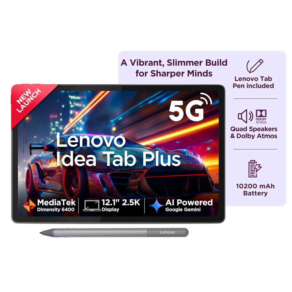 Lenovo Idea Tab Plus with Pen (5G, 12GB, 256GB) Amazon sale