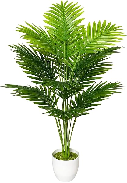Dekorly Plastic Fake Plants Artificial Floor Plants Large Tropical Palm Tree Tall Monstera Amazon sale