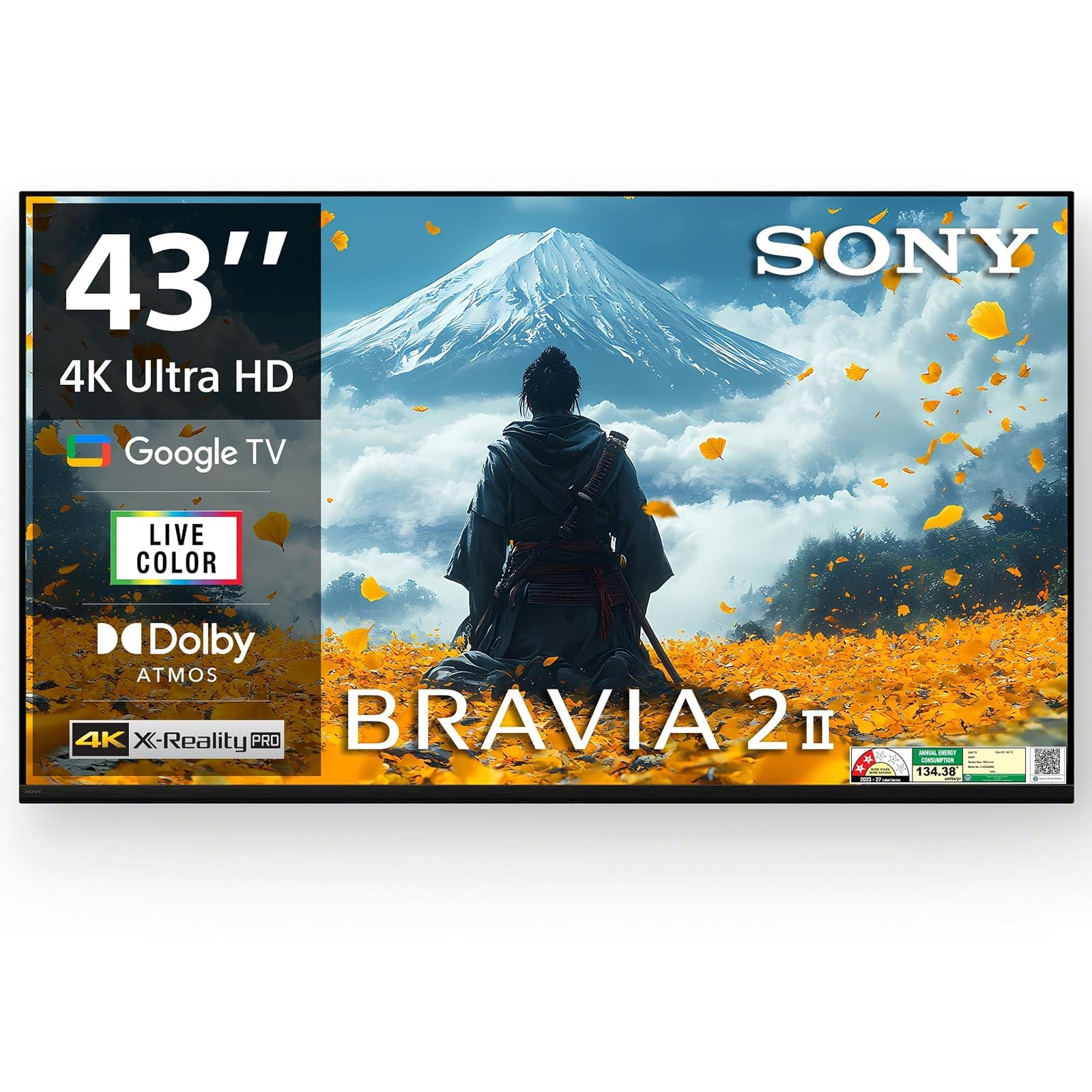 Sony 108 cm (43 inches) BRAVIA 2M2 Series 4K Ultra HD Smart LED Google TV K-43S2M2 Amazon sale