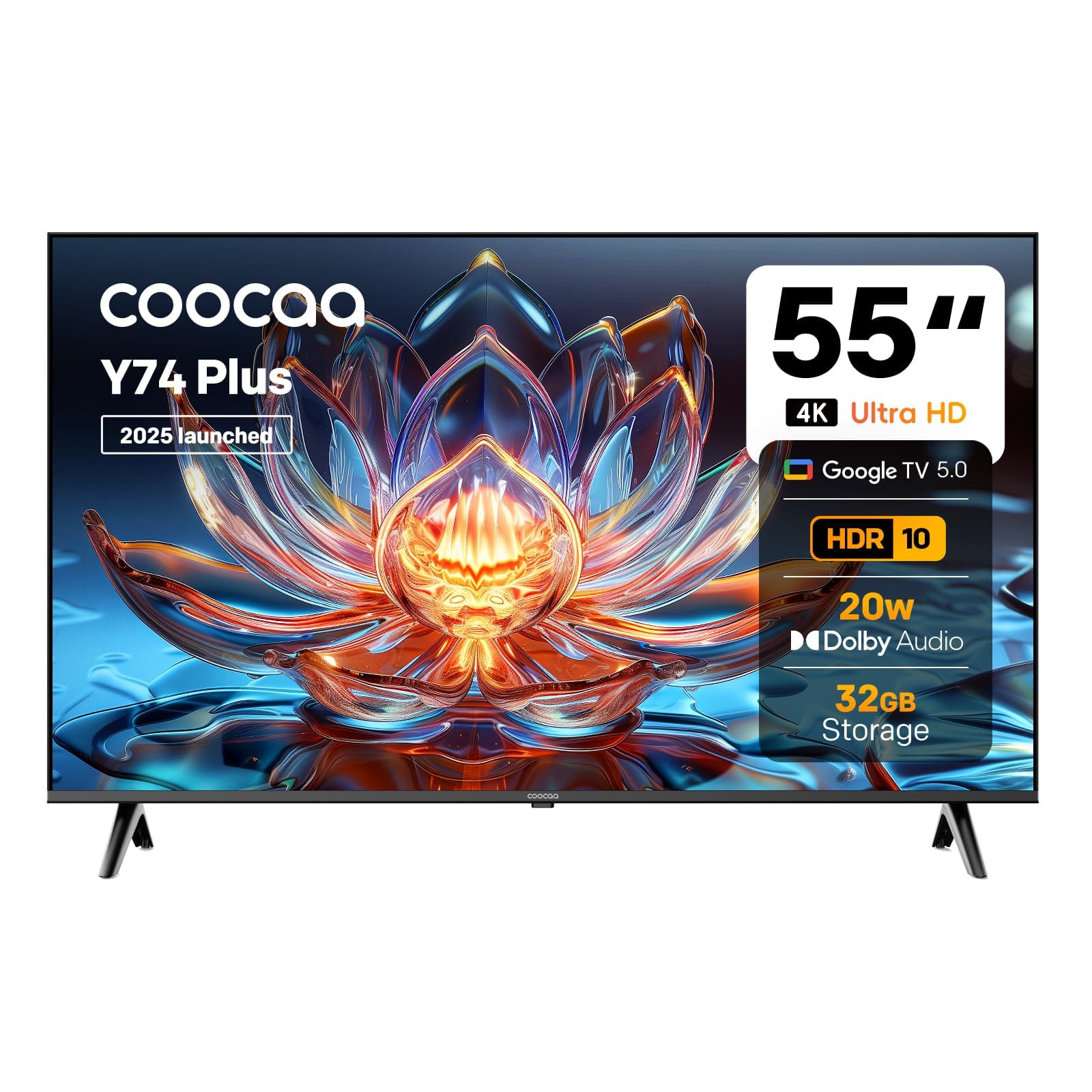 coocaa 138 cm (55 inch) 4K Ultra HD Smart LED Google TV Amazon sale