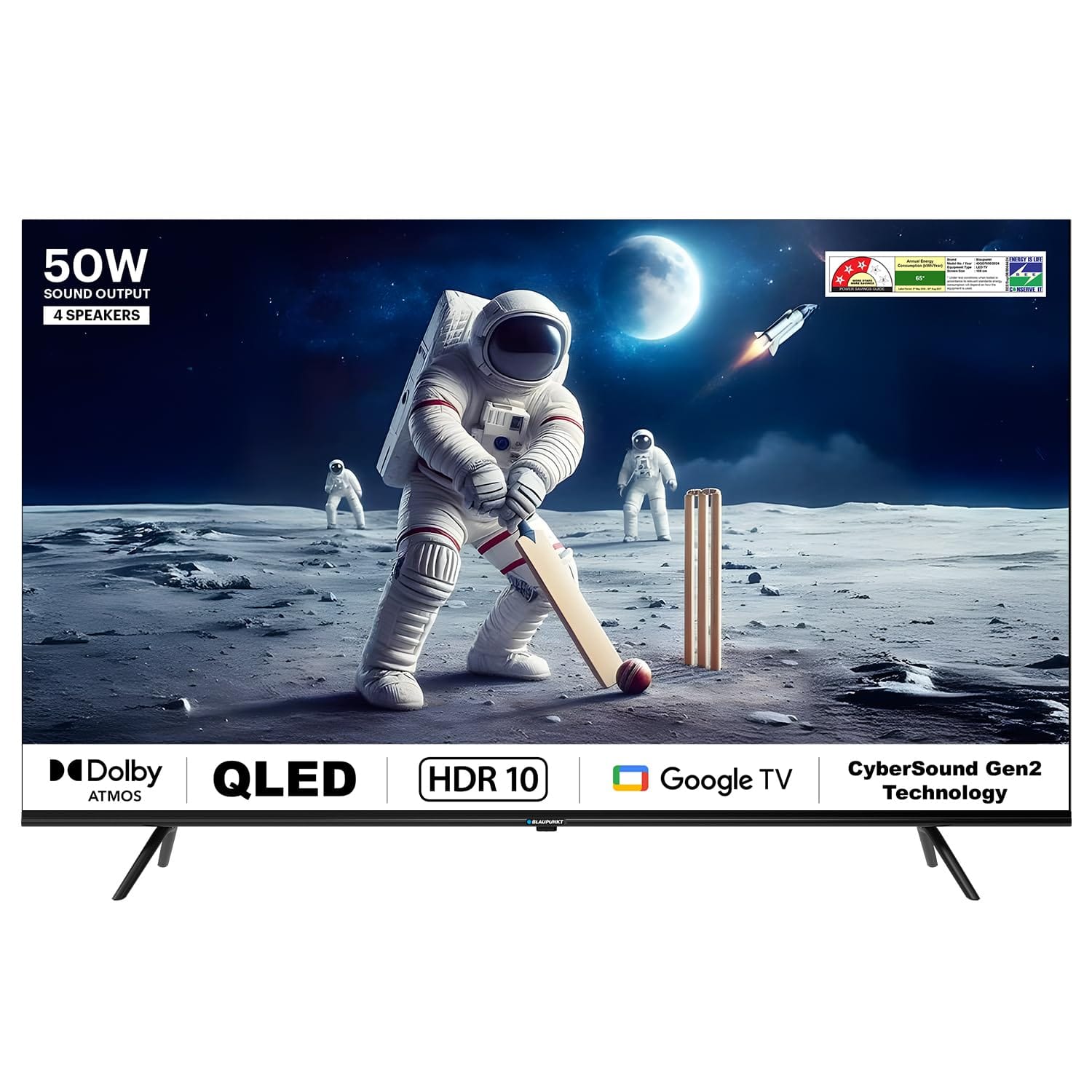Blaupunkt 108 cm (43 inches) Quantum Dot Series 4K Ultra HD QLED Google TV Amazon sale