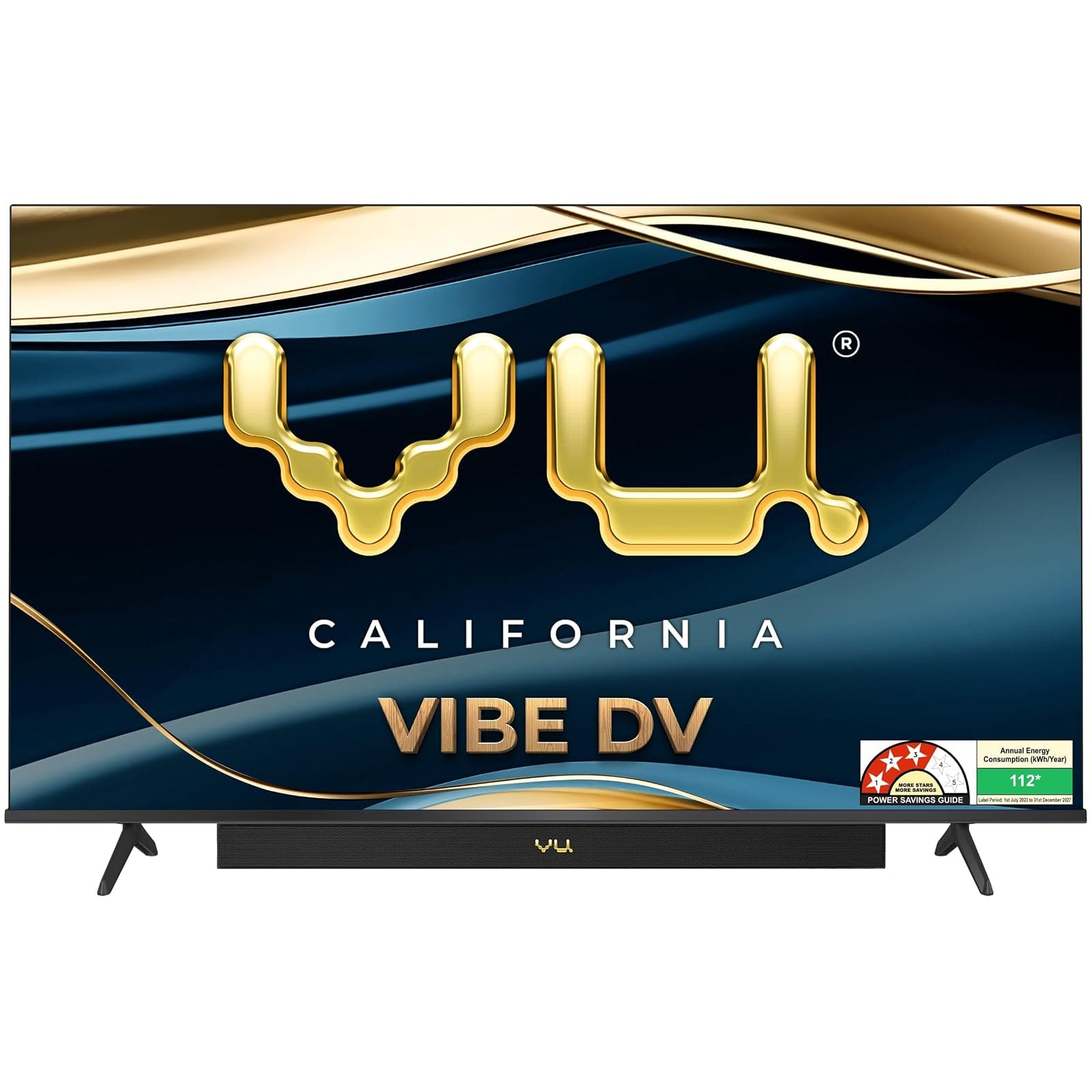 Vu 108cm (43 inches) Vibe Series 4K QLED Smart Google TV 43VIBE-DV Amazon sale