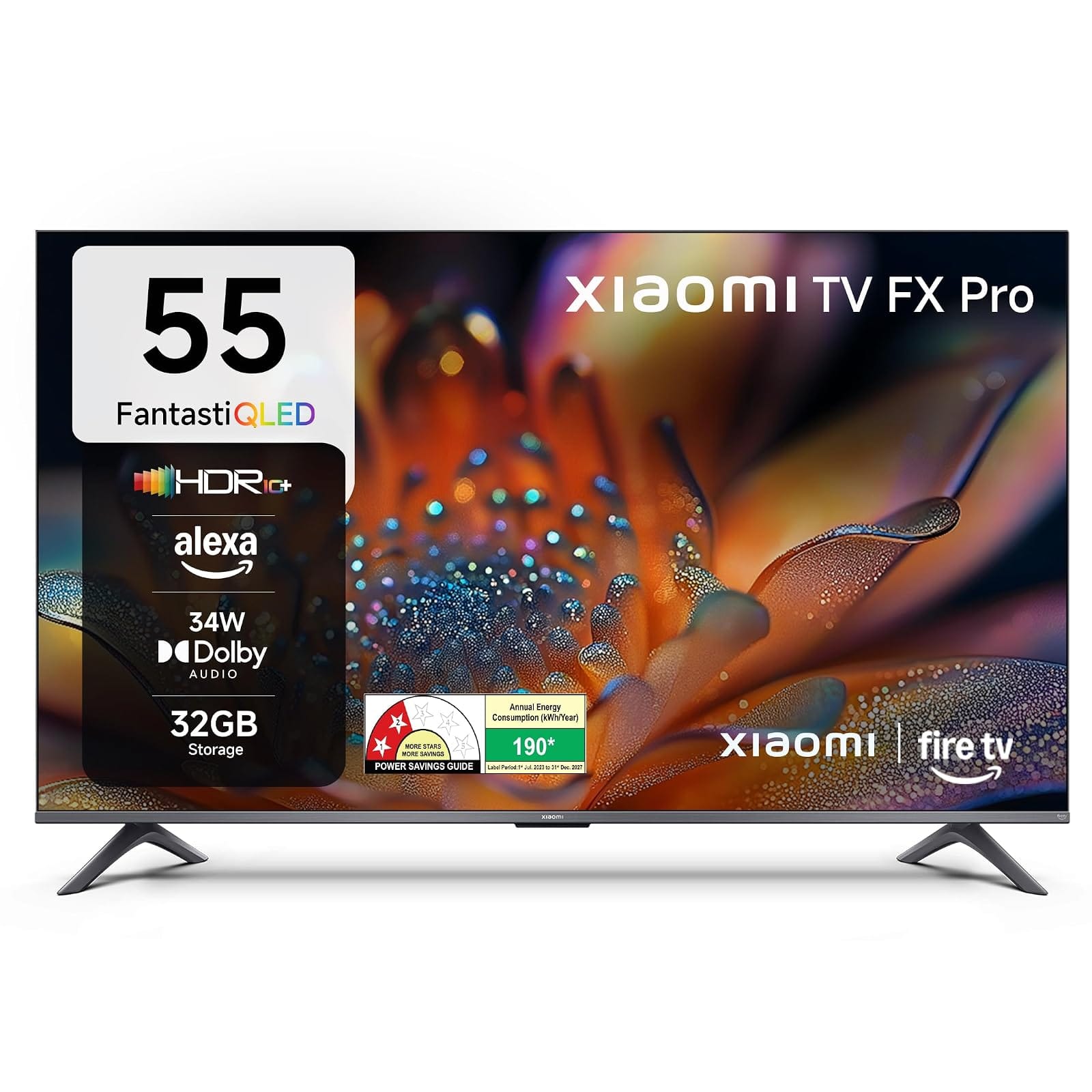 Xiaomi 138 cm (55 inch) FX Pro QLED Ultra HD 4K Smart Fire TV L55MB-FPIN Amazon sale