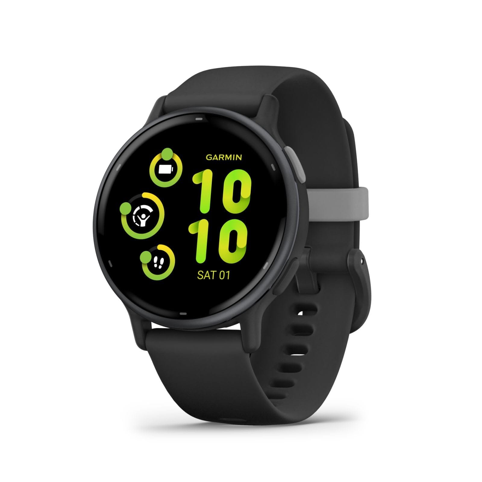Garmin Vivoactive 5, Slate Aluminum Bezel with Black Case and Silicone Band Amazon sale