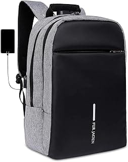 FUR JADEN Anti Theft Number Lock Backpack Bag with 15.6 Inch Laptop Compartment, USB Charging Port & Organizer Pocket for Men Women Boys Girls Amazon sale