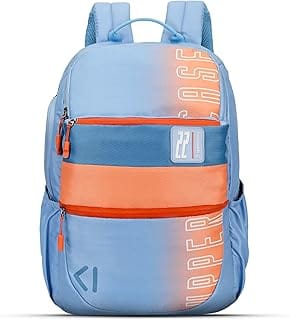 uppercase 35L Campus 02 | School Bag | Double Compartment with Top & Side Quick Access Pocket | Well- Padded Backpack | Side Water-Bottle Pocket | Unisex | 750 Days Warranty (Blue) Amazon sale
