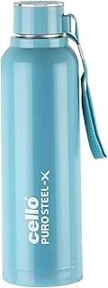 Cello Puro Steel-X Benz 900 | Leak Proof| Wide Mouth & Easy to Open | Insulated Inner Stee Amazon sale