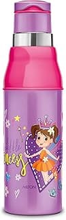 MILTON Kool Steelight 600 Kids Plastic Insulated Water Bottle with Straw, 500 ml, Sipper B Amazon sale