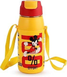 CELLO Kidzbee Puro Steel-X Hydro Kid 400 Insulated Kids Sipper Water Bottle 400ml Yellow | Amazon sale
