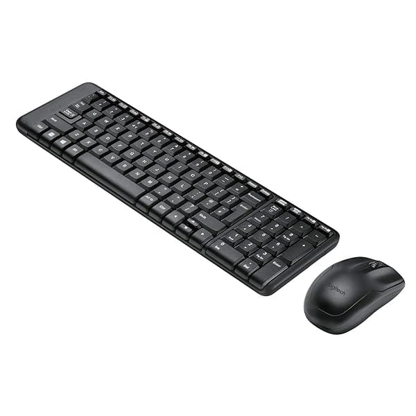 Logitech MK215 Wireless Keyboard and Mouse Combo for Windows, 2.4 GHz Wireless, Compact Design Amazon sale
