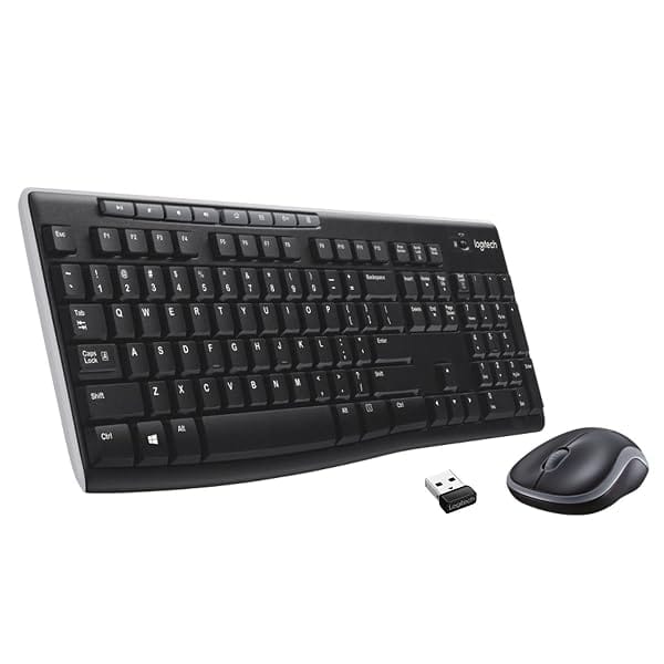 Logitech MK270r Wireless Keyboard and Mouse Combo for Windows, 2.4 GHz Wireless, Spill-Resistant Amazon sale