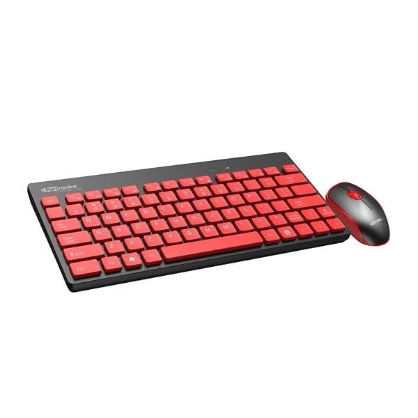 Portronics Key2 Combo Wireless Keyboard and Mouse Set, with 2.4 GHz USB Receiver, Silent Keys Amazon sale