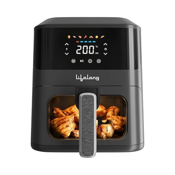 Lifelong 4.2L Air Fryer for Healthy Cooking, 1350W, 7 Presets with Defrost Amazon sale