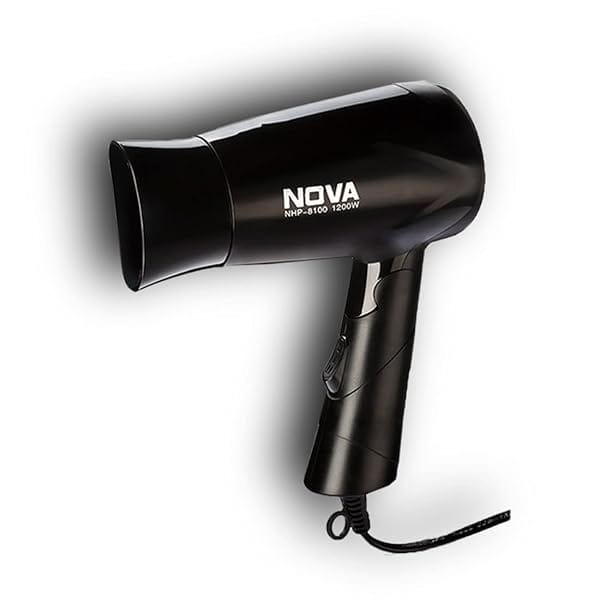 Nova NHP 8100 Silky Shine 1200W Hot and Cold Foldable Hair Dryer Amazon sale