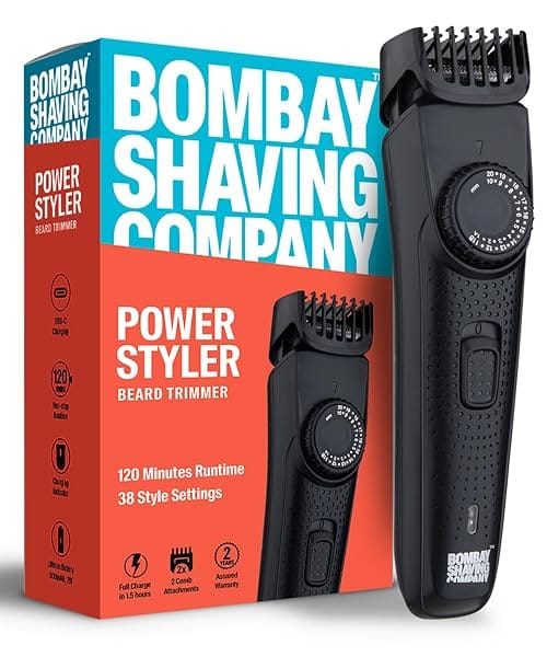 Bombay Shaving Company Beard Trimmer for Men with Titanium-Coated Blades Amazon sale