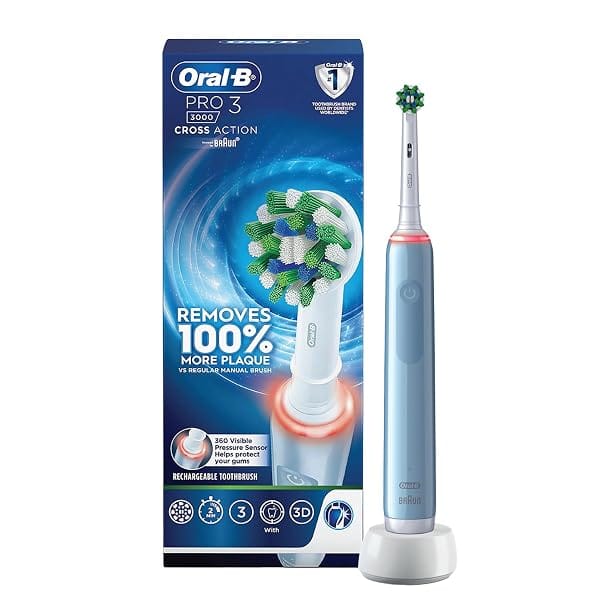 Oral-B Pro 3 Rechargeable Rotating Electric Toothbrush with Pressure Sensor Amazon sale