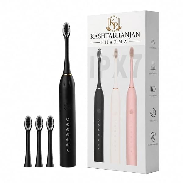 Kashthabhanjan Pharma Sonic Electric Toothbrush for Adults and Kids Amazon sale