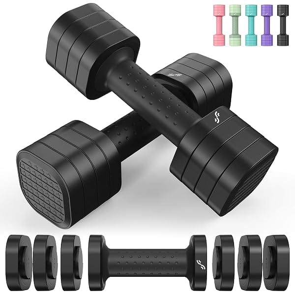 Sportneer Dumbbells Hand Weights Adjustable, 4 In 1 Dumbbell Set Amazon sale