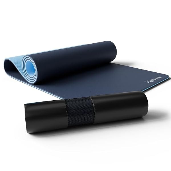Lifelong 6mm Dual Color TPE Material Anti-Slip Yoga Mat for Home Amazon sale