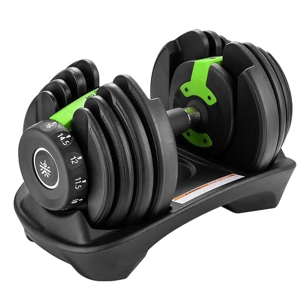 Cult 16kg Adjustable Dumbbell, 12 Weight Options (1.5kg to 16kg) Amazon sale